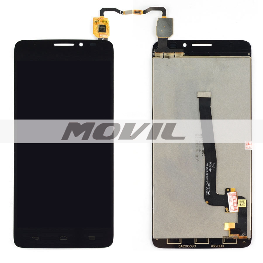 Black LCD Display + Touch Screen Digitizer Assembly Replacements For ALCATEL ONE TOUCH 6043D IDOL X